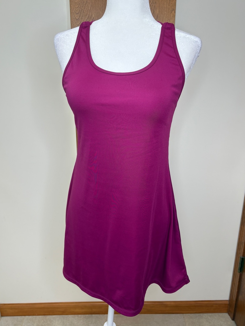 Magenta Racerback Active Dress